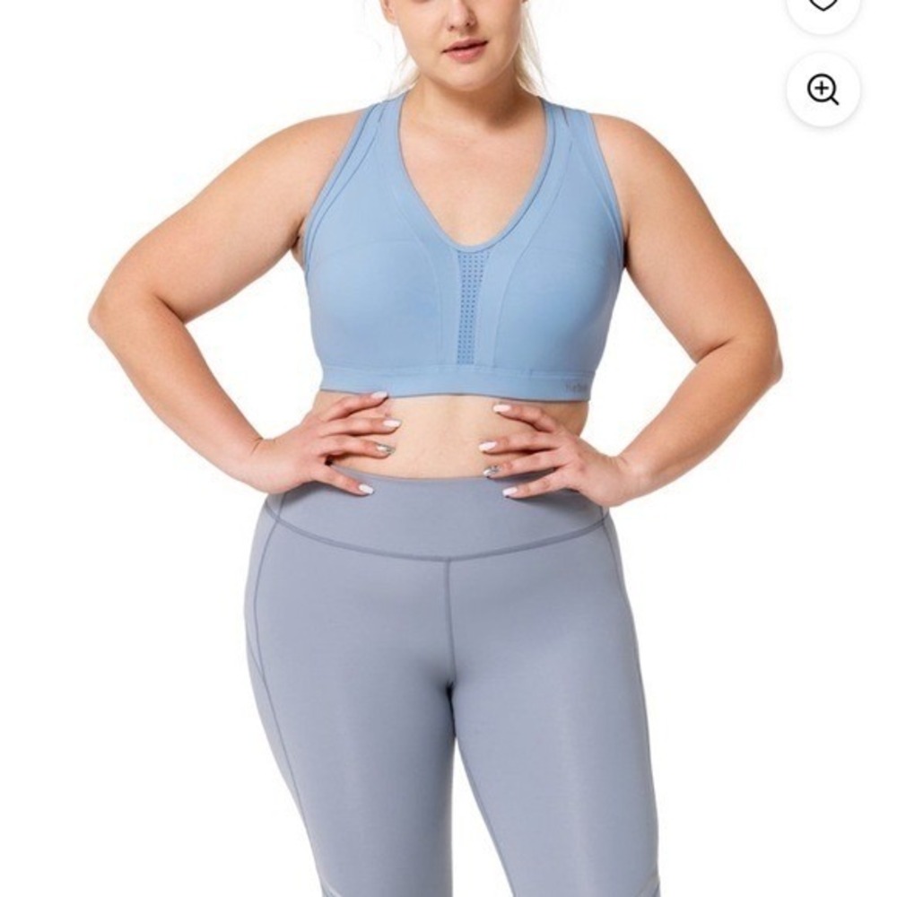 Yvette Running Sport Bra Plus Women Size 10‎ High Impact for Criss Cross Back